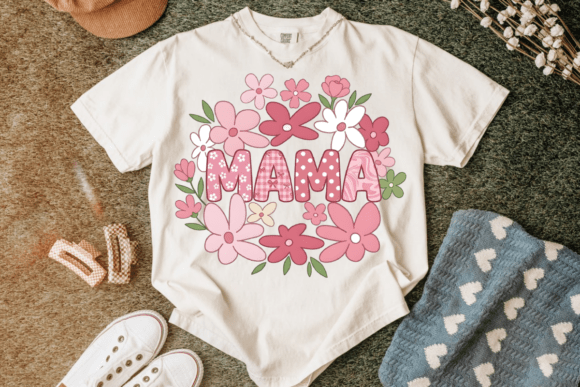 Blooms & Bows Mama Design: A Floral Wreath Graphic
