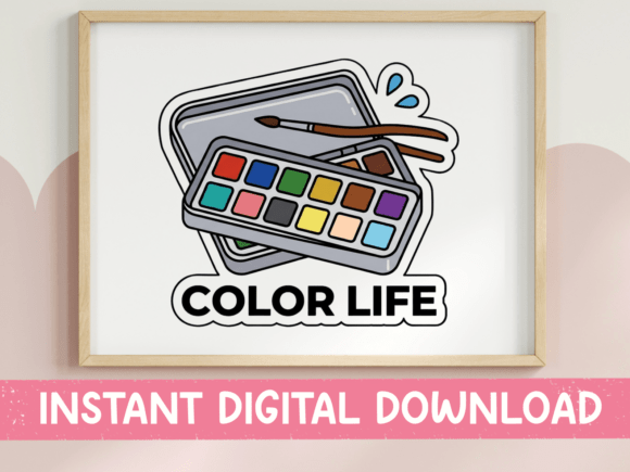 Color Life Watercolor Palette Art: A Creative Designer's Joy