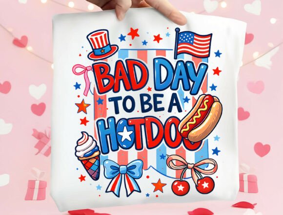 Humor Meets Patriotism: The “Bad Day To Be A Hotdog” PNG