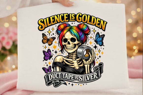 Rainbow Skeleton PNG: Snarky, Colorful & Print-Ready Design