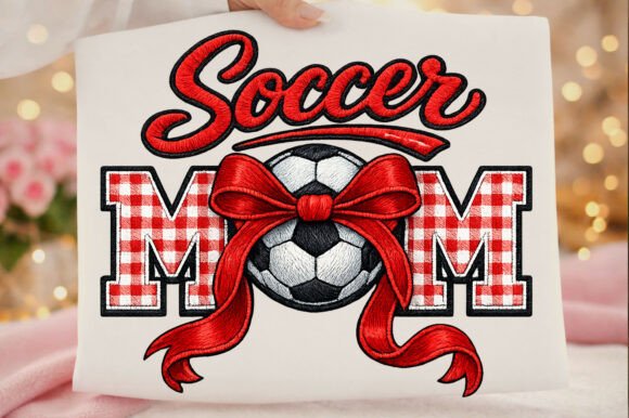 Soccer Mom Mother's Day Faux Embroidery: A Designer's Guide to Authentic Style